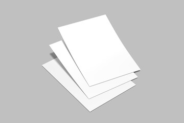 A4 Flyer blank Mockup