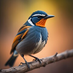Fototapeta premium lilac breasted roller on a branch
