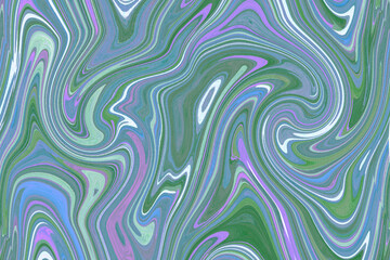 灰色がかった緑や青や紫のレトロな風合いのマーブリング