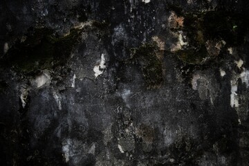This close-up of a weathered, rundown wall displays the deterioration of its textured pattern and reveals an old architecture in decline.