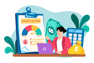 Credit scores determine the creditworthiness of borrowers