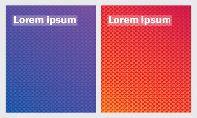 Abstract pattern texture book brochure poster cover gradient template illustration of a set of banners
