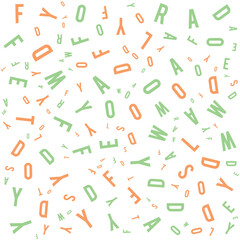 A background with the words day and day written in orange letters