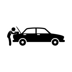 
car vehicle transportation icon symbol vector image. Illustration of the automobile automotiv motor vector design. EPS 10