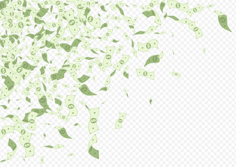 Paper Confetti Vector Transparent Background.