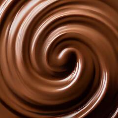 Obraz na płótnie Canvas Chocolate Swirl