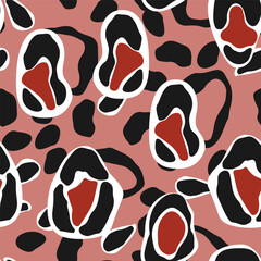 Safari Abstract Vector Seamless Pattern. Ethnic