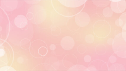 abstract pink and yellow bokeh light background