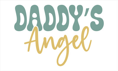 Fototapeta premium Father's day Retro SVG Design Template