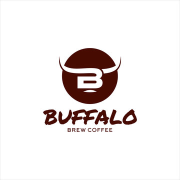 Letter B and a simple bull concept for a  design logo