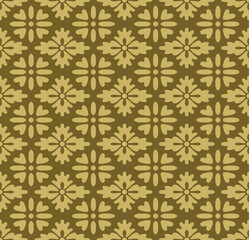 Fototapeta premium Japanese Diamond Star Flower Vector Seamless Pattern