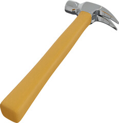 3D Render Hammer Of Hand Tools
