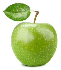 Green apple isolated on white background