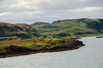 Landscape with Island and mountains 