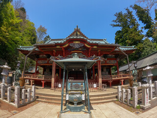 高尾山　薬王院本社　広角撮影