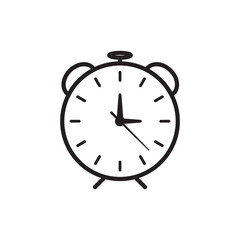 clock face icon black and white transparent background