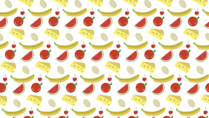 Fruit pattern design.