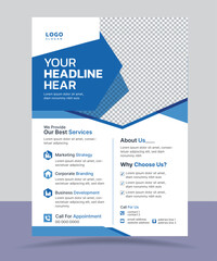 modern business flyer template design, a4 poster template design, modern a4 leaflet template design