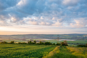 landscape with clouds