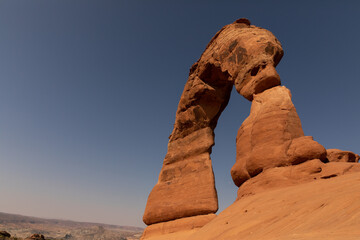 Fototapeta na wymiar Delicate Arch Rock Formation, Arches National Park, Utah