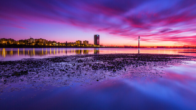 architecture in Spain Badajoz bridge