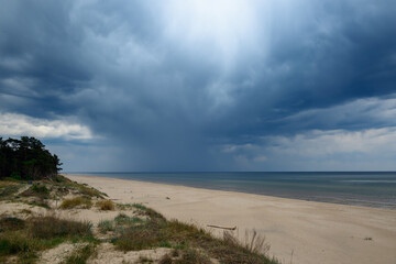 Clouds over Baltic sea, Bernati, Latvia.