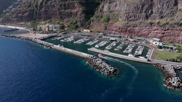Municipality of Calheta in Madeira The Town Has a Beautiful Waterfront and Port