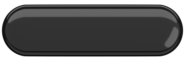 3D button. Empty button. 3D illustration.
