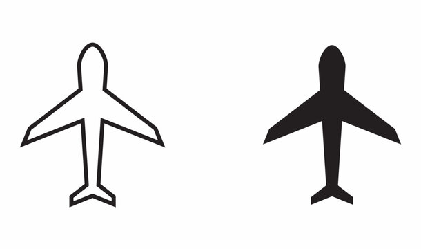 Airplane Mode Icon Vector simple