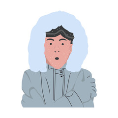 people wear winter clothes