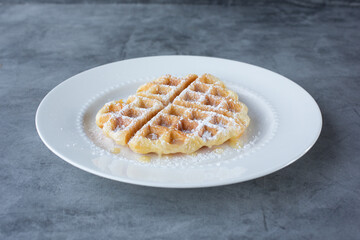 A view of a croffle.