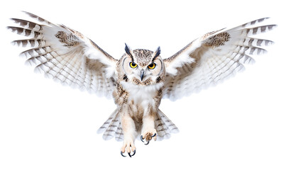 AI generative. Owl in flight