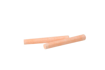 Color chalk isolated on white background, PNG