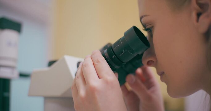 Scientist Working in Medical Laboratory Cancer Research Covic 19 Pandemic