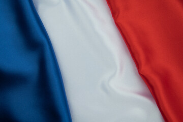 Flag of France on background texture