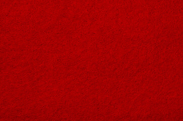 Red felt material background texture.