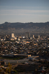 El paso Sky line with mountains in background 