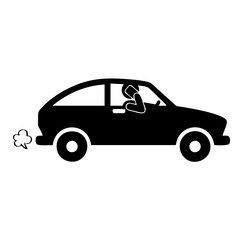 car vehicle transportation icon symbol vector image. Illustration of the automobile automotiv motor vector design. EPS 10
