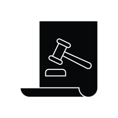 Lawful Basis Icon Design. isolated on white background. vector illustration