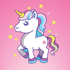 Cute Magical Unicorn