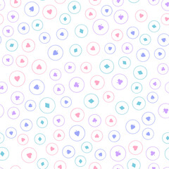 Cute pastel pattern background