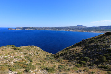 Obraz premium Views of the Bay of Xabia from the Cabo de San Antonio