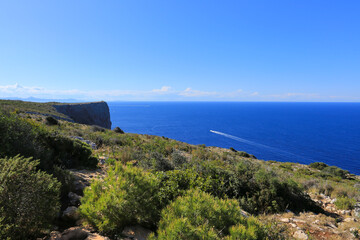 Views of the Bay of Xabia from the Cabo de San Antonio
