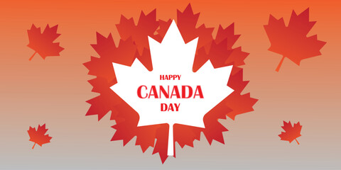 Canada Day themed background design