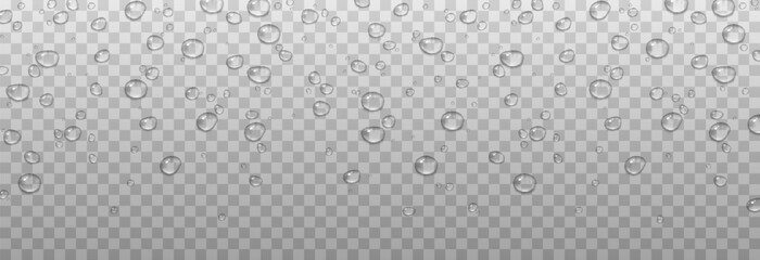 Vector drops of water. Drops png. Drops on the surface, on the glass png. Drops after rain. Condensation on the surface, on the glass.