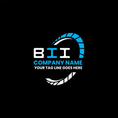 BII letter logo creative design with vector graphic, BII simple and modern logo. BII luxurious alphabet design  