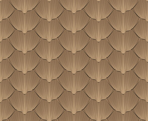 Abstract seamless pattern pangolin scales, dinosaur skin. Vector illustration for print, fabric, cover, packaging, interior decor, blog decoration and other your projects