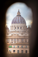 St Peter's basilica seen from Castel Sant'Angelo
