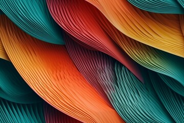 Vibrant colorful background as a seamless pattern with paper texture