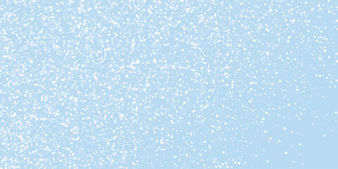 Magic falling snow christmas background. Subtle